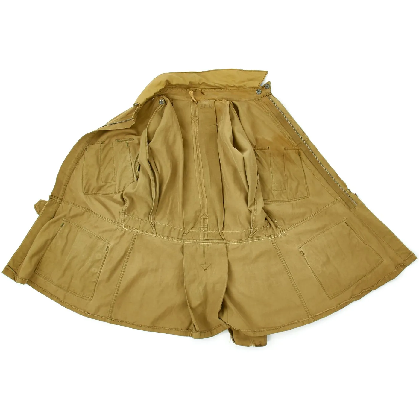 Original U.S. WWII 17th Airborne M1942 Paratrooper Jacket with Garrison Cap