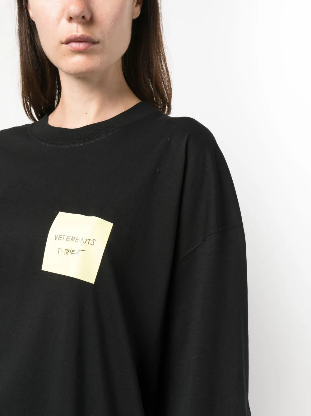 Vetements T-shirts and Polos Black